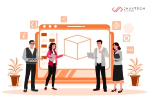 A team overcoming app development challenges