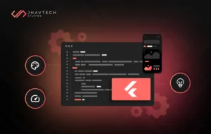 Flutter App Development Process Illustration