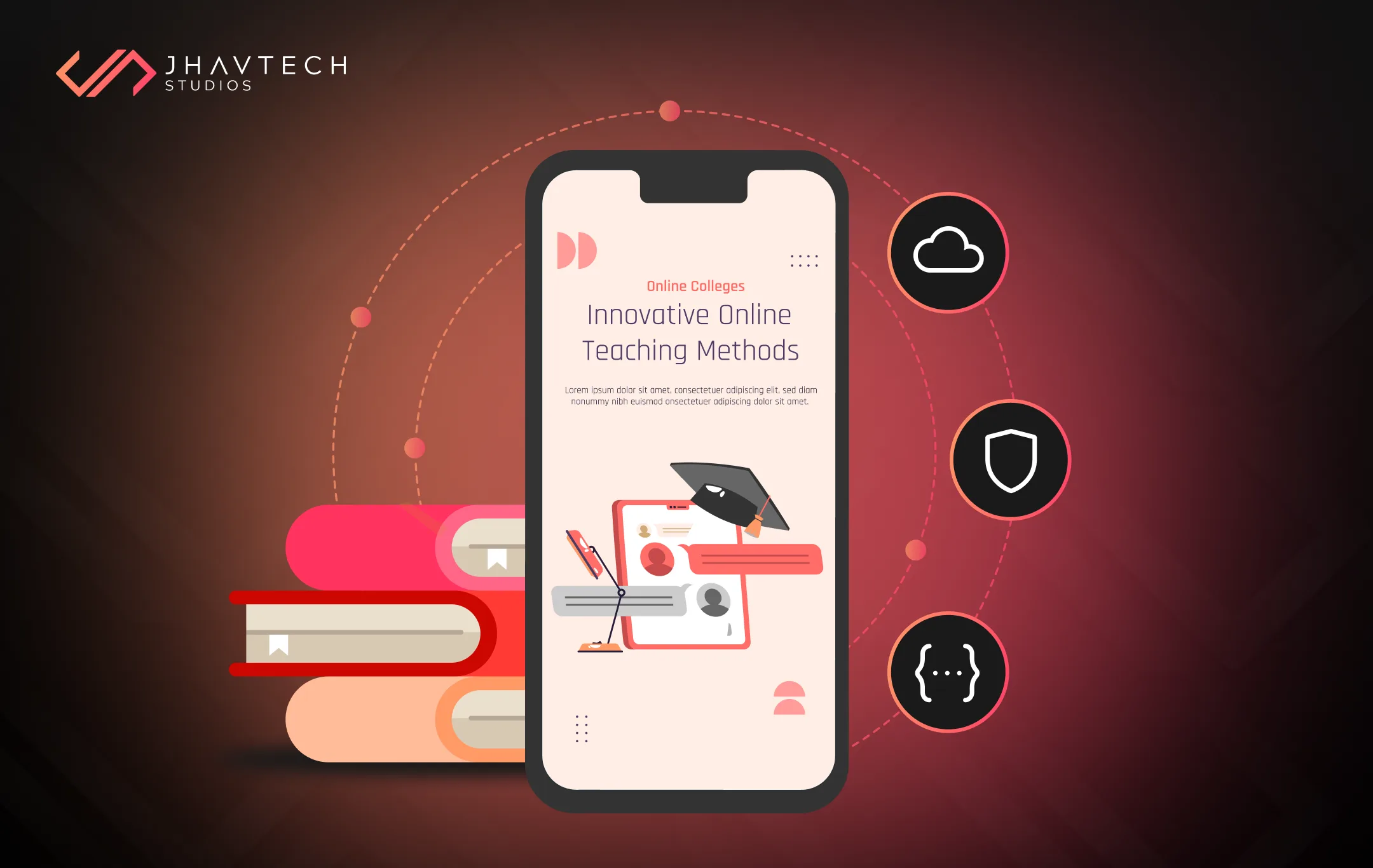 Online learning app home screen