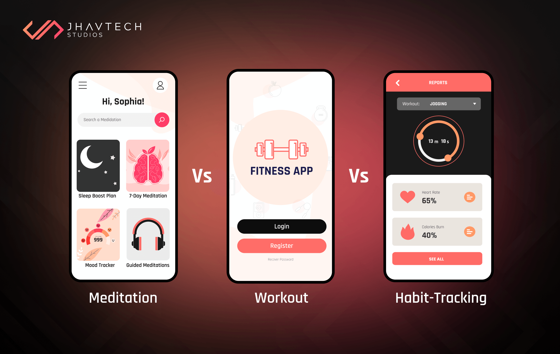 Meditation vs Workout vs Habit Apps: Feature Comparison