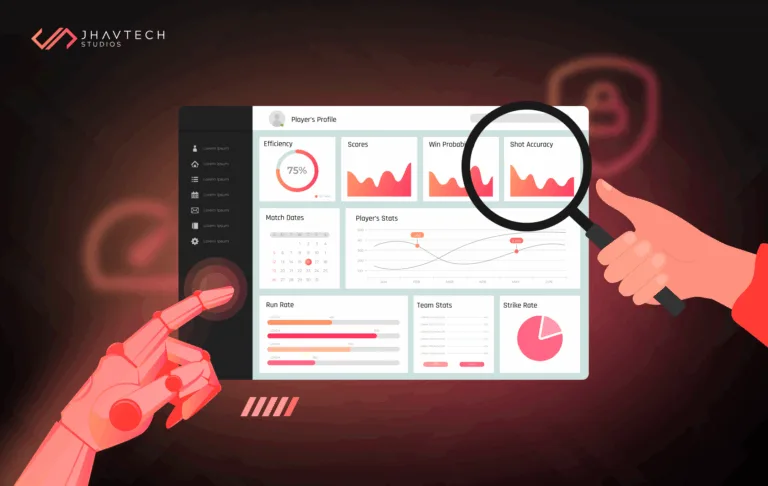 Data visualization of player performance metrics