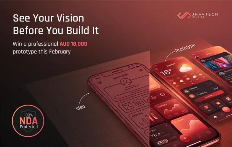 Free app prototype worth AUD 18,000 for startups