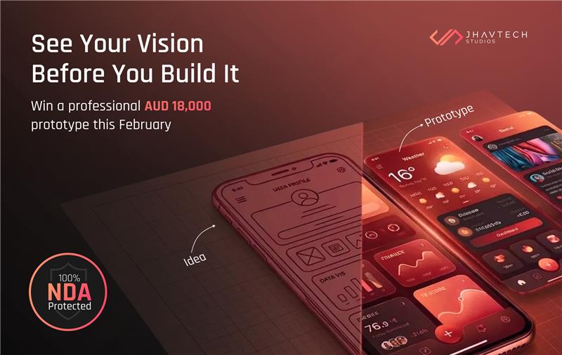 Free app prototype worth AUD 18,000 for startups