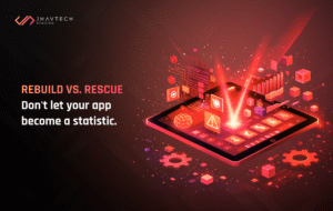 Rebuild vs rescue app development concept