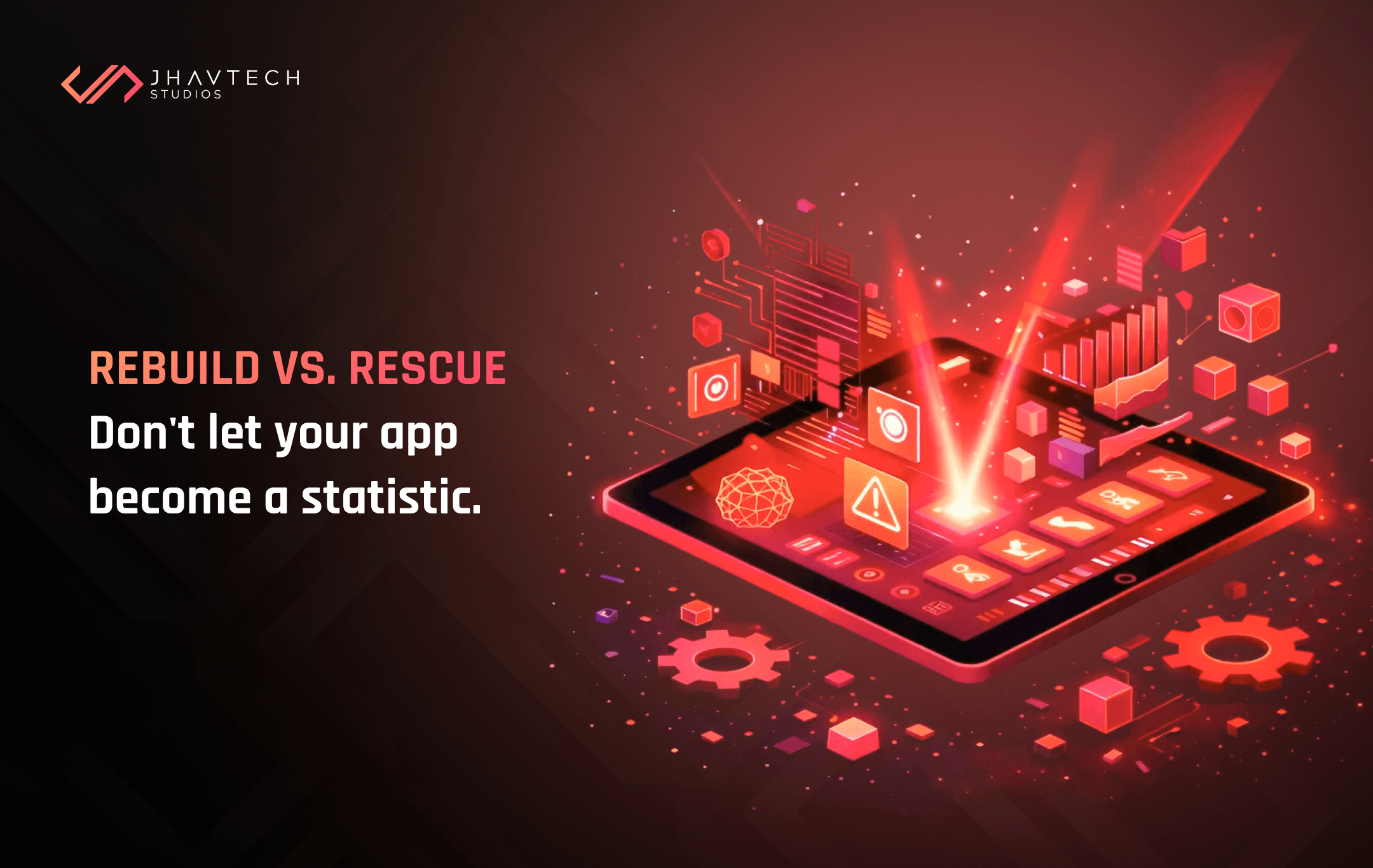 Rebuild vs rescue app development concept