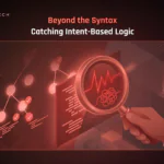 Senior developer reviewing code to identify bugs and logic issues