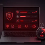 48-hour code audit dashboard displayed