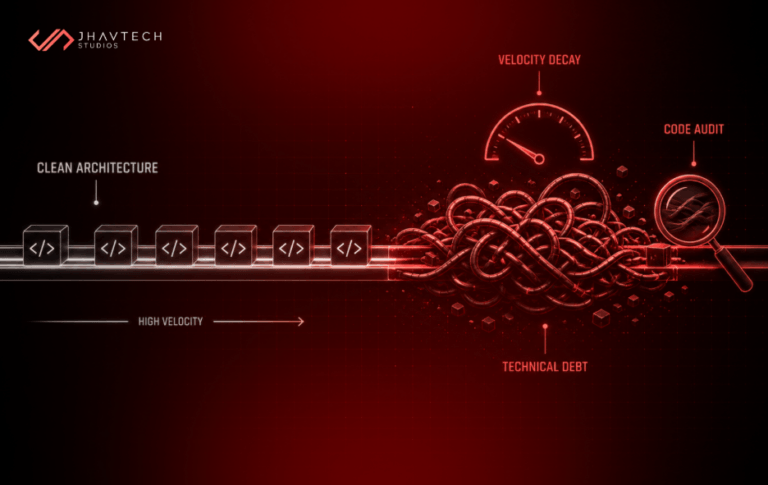 Technical debt reducing development speed